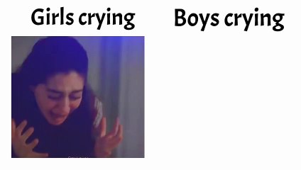 Girls vs Boys Crying Memes - Funny Videos