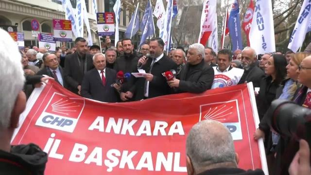 CHP'den Emeklı ve Memur Maaş Zammı Protestosu: Emeklinin, Memurun, İşçinin Sofrasından Kepçeyle Alan İktidar Söz Konusu Ücret Zammı Olduğunda...