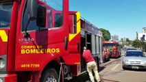 Celular esquecido em painel de carro provoca princípio de incêndio