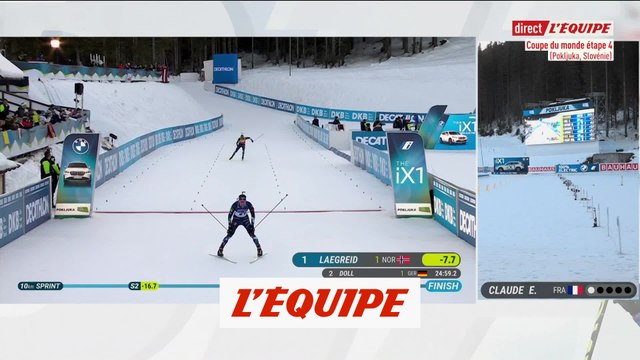 Johannes Boe survole le sprint de Pokljuka - Biathlon - CM