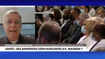 Christophe Prudhomme, urgentiste : «Emmanuel Macron propose de poursuivre ce qui a montré ses limites dans la dernière période (...) Nous avons besoin de mesures de rupture avec l'ancien monde»