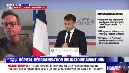 Dr Christian Brice, médecin urgentiste à Saint-Brieuc: "On n'a eu que des mauvais signaux dans ce discours" présidentiel