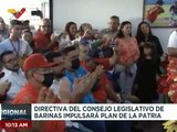 Consejo Legislativo de Barinas impulsará Plan de la Patria para beneficio del pueblo