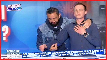 TPMP un homme surgit du public et s'élance vers Cyril Hanouna, la sécurité prise de panique
