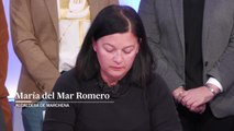 Rueda de prensa de la alcaldesa de Marchena, María del Mar Romero