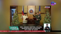 Gen. Andres Centino, muling manunungkulan bilang AFP Chief of Staff | SONA