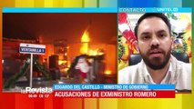 “Creo que es un sujeto que tiene abstinencia de poder”, dice Del Castillo sobre Carlos Romero