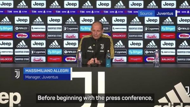 Allegri leads Juventus news conference with minute's silence for Vialli