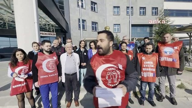 Sağlık emekçilerinden maaş zammı protestosu: İktidarın, sağlık çalışanlarının emeğine verdiği değer kuru soğan kadar bile etmemektedir!