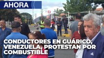 Conductores en Guárico protestan por combustible - 06Ene @VPItv