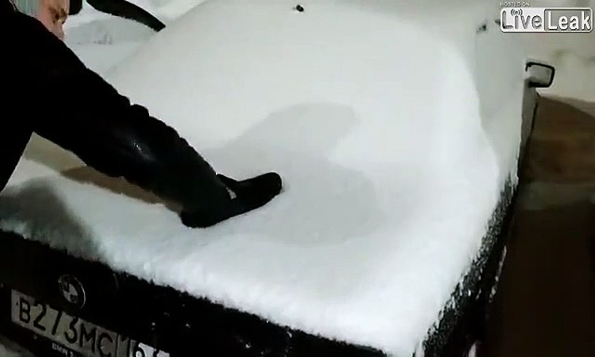 Une jolie façon d'énerver le voisin en hiver