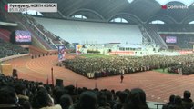 بدون تعليق: كوريا الشمالية تنظم مسيرة ضخمة لحشد الدعم السياسي للعام 2023