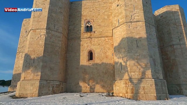 Neve a Castel del Monte (Andria) - gennaio 2015