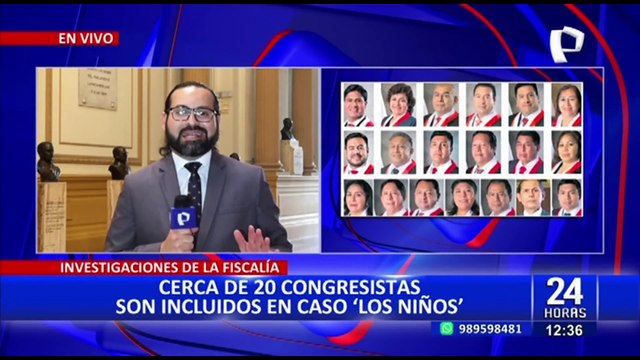 Fiscalía incluye a cerca de 20 congresistas en investigación por caso Los Niños