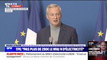 Électricité: Bruno Le Maire explique les TPE peuvent bénéficier du tarif garanti