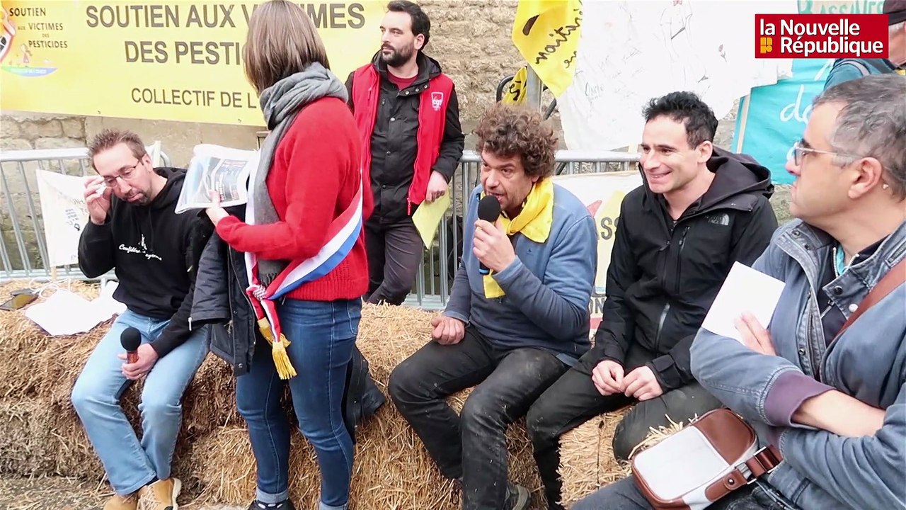 Video Niort. Rassemblement de soutien pour le procès des militants anti-bassines