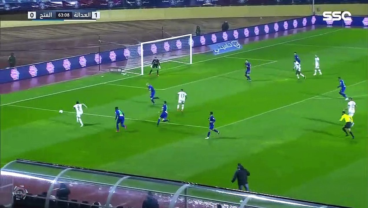 اهداف مباراة العدالة والفتح 2 1 الدوري السعودي