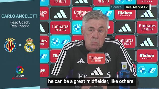 Bellingham can be a great midfielder - Ancelotti