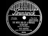 1938 Red Norvo - The Weekend Of A Private Secretary (Mildred Bailey, vocal)