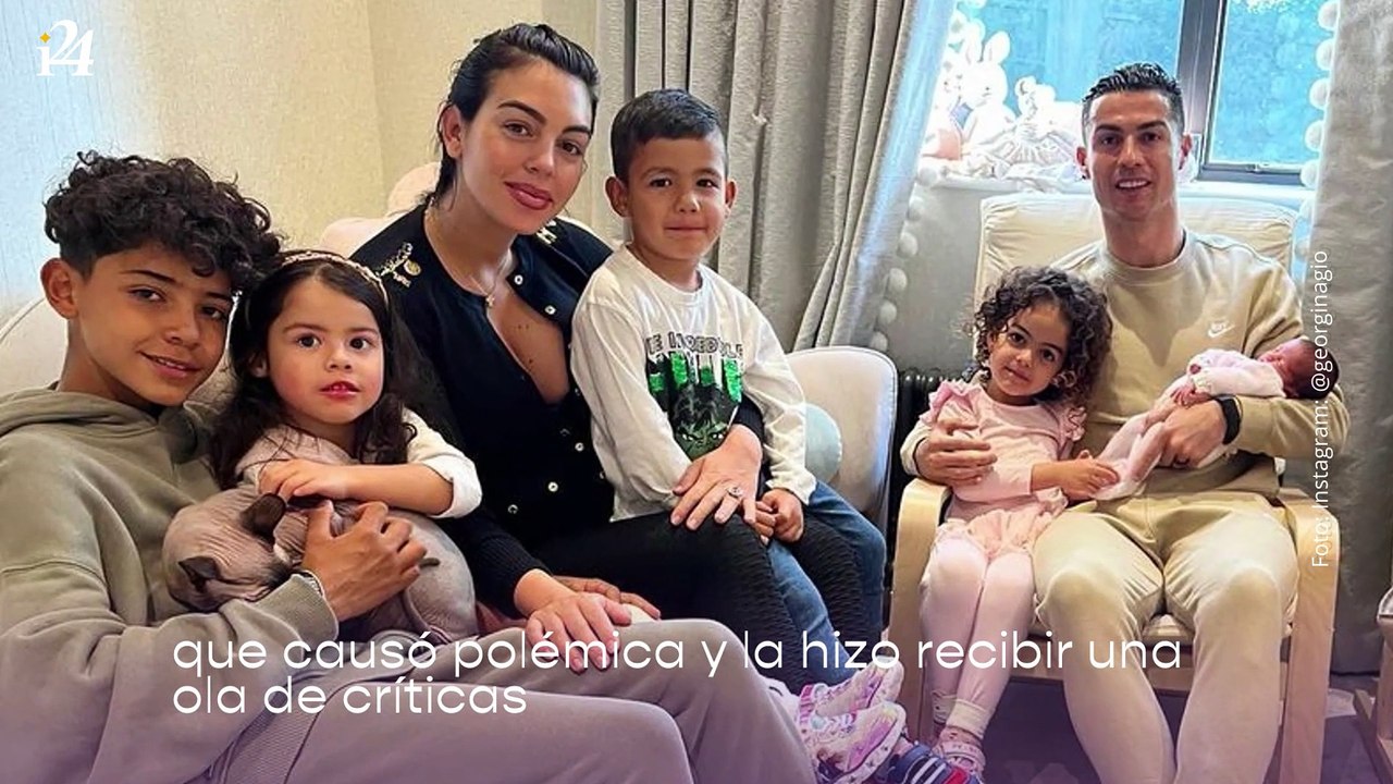 Critican a Cristiano y Georgina Rodríguez por dejar que Mateo use un arete
