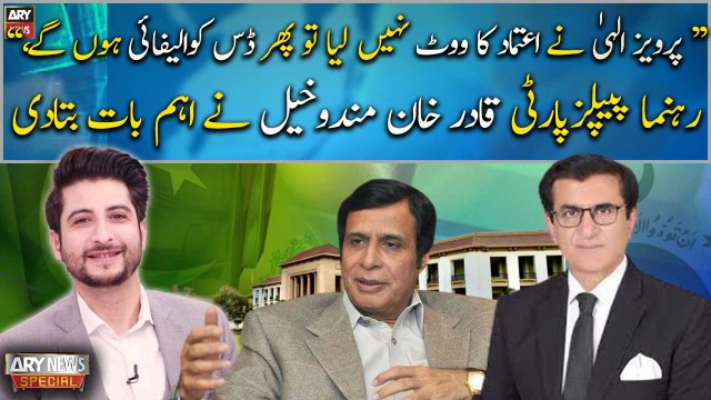 Parvez Elahi will be disqualified if he... , PPP leader Qadir Mandokhail