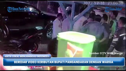 Bupati Pangandaran Ribut dengan Warga, Ada Adu Jotos, Viral di Media Sosial