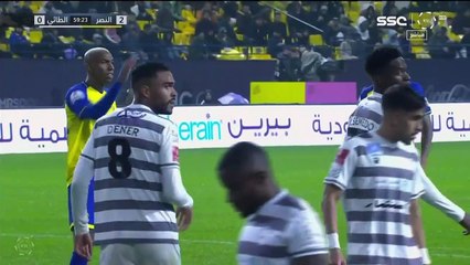 الشوط الثاني مباراة النصر و الطائي الدوري السعودي 2022/2023