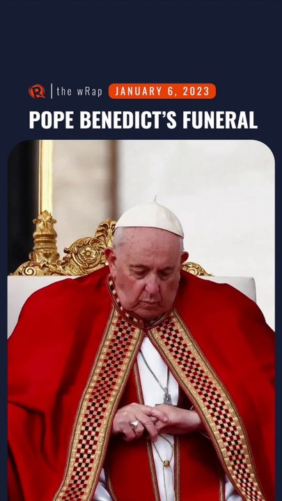 Pope Francis leads Catholics in bidding farewell to ex Pope Benedict