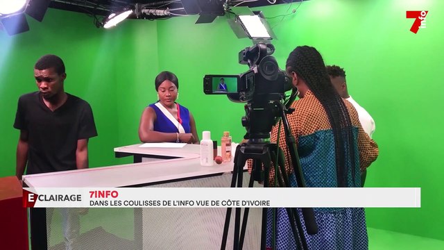 Immersion au cœur de 7info, première chaîne d'information en continu de Côte d'Ivoire.