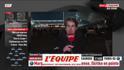 Video herunterladen: Bitshiabu, Zaïre-Emery et Gharbi titulaires contre Châteauroux - Foot - Coupe - PSG