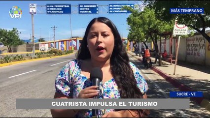 Cuatrista impulsa el turismo en Sucre - 06Ene @VPItv