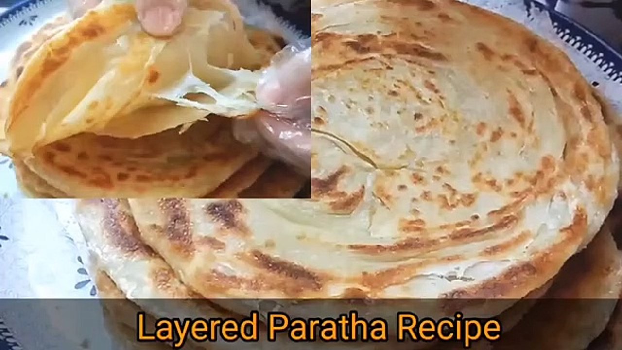 Layered Spicy Paratha  Quicks And Easy Recipe  _ my mother delicious recipe_Full-HD