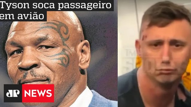 Mike Tyson agride passageiro em voo para a Flórida