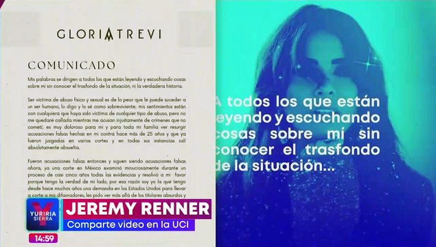 Gloria Trevi habla de las nuevas acusaciones en su contra