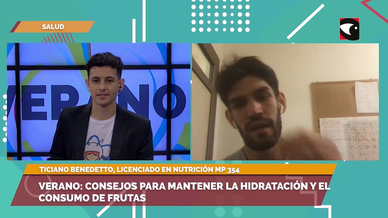 Verano consejos para mantener la hidratación y el consumo de frutas