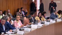 شاهد: أول اجتماع وزاري لحكومة لولا في البرازيل