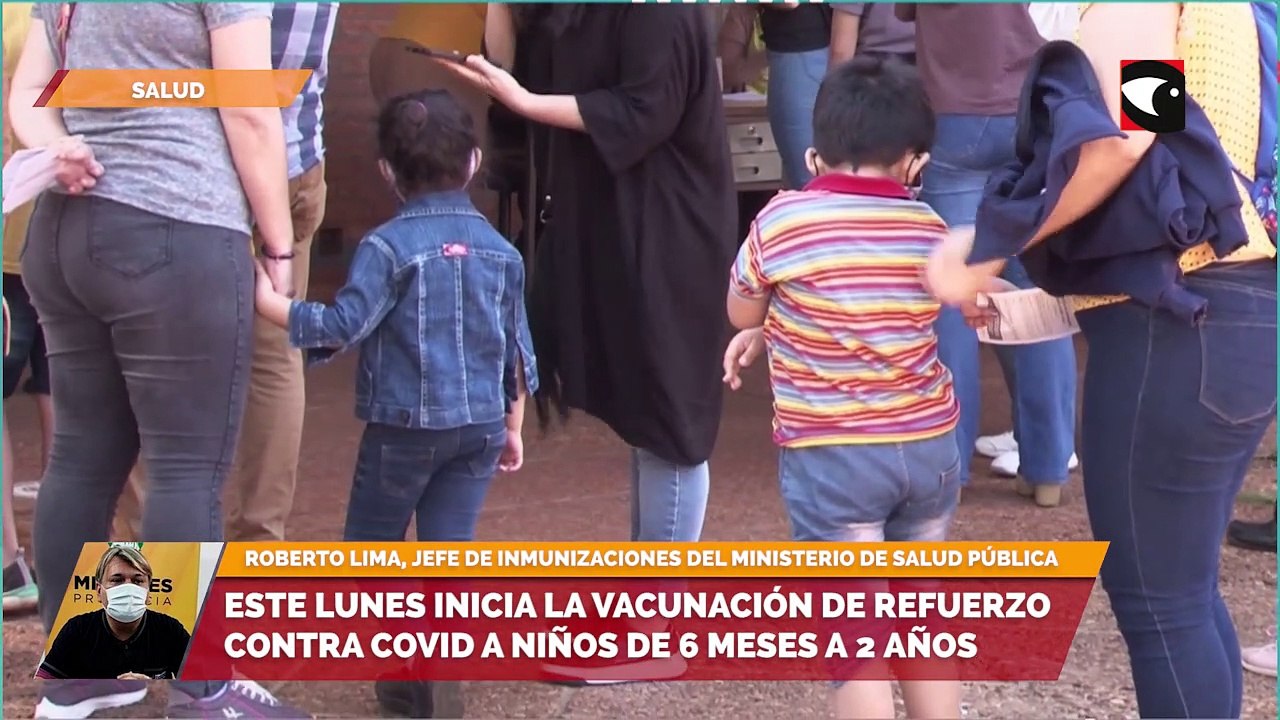 Este lunes inicia la vacunación de refuerzo contra covid a niños de 6 meses a 2 años