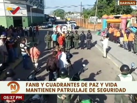 Organismos de seguridad se mantienen desplegados en los 12 municipios del estado Barinas