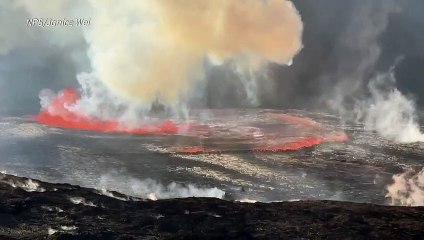 Volcán en Hawái entra en erupción luego de un mes de calma