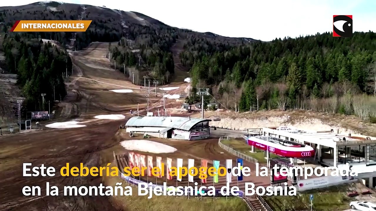 Pistas sin nieve frustran la temporada de esquí en Europa