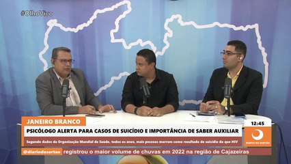 Psicólogo alerta para casos de suicídio e a importância de implantar a ‘cultura da escuta’