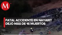 El conductor manejaba a exceso de velocidad; asegura víctima de accidente carretero en Nayarit