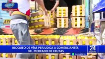 Comerciantes del Mercado de Frutas: Ventas han caído en un 50% debido a protestas