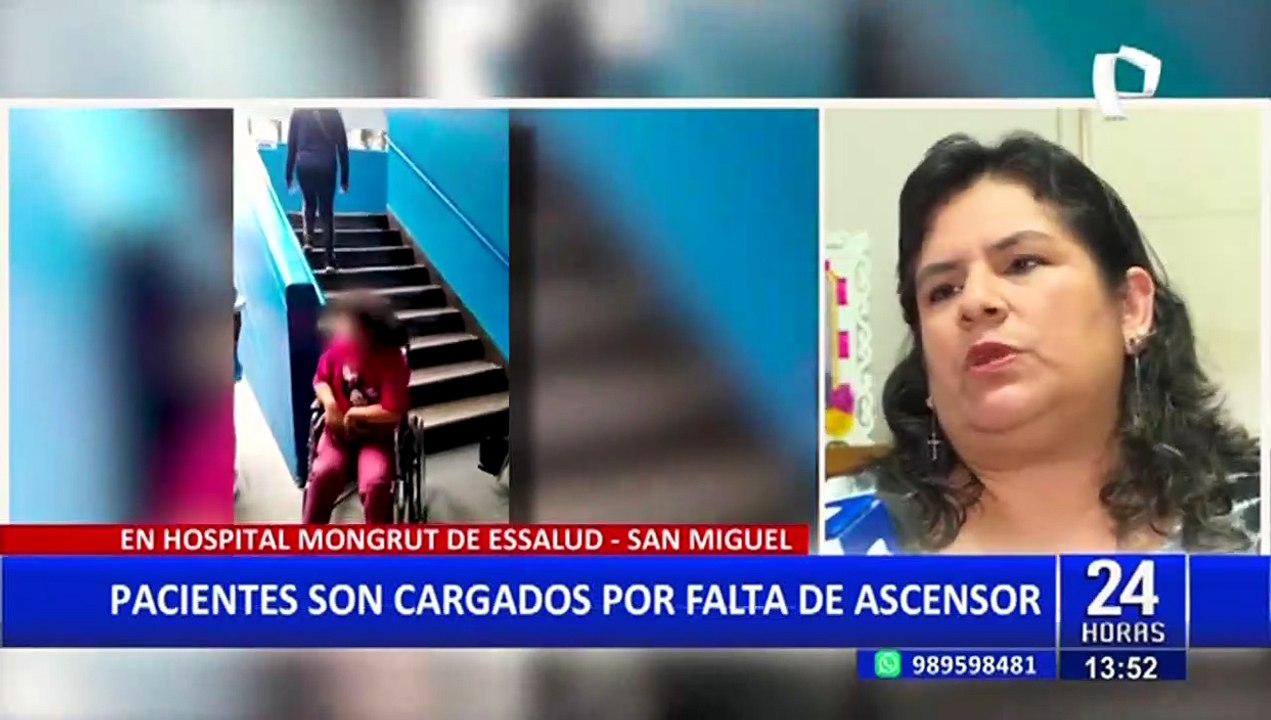 San Miguel: Hospital de emergencia no cuenta con ascensor para pacientes en silla de ruedas