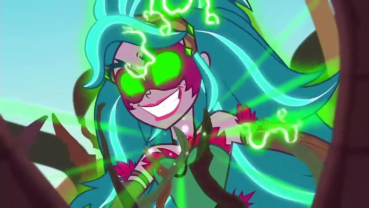 The Mane 7 Defeat Gloriosa _ MLP_ Equestria Girls _ Legend of Everfree! [HD]