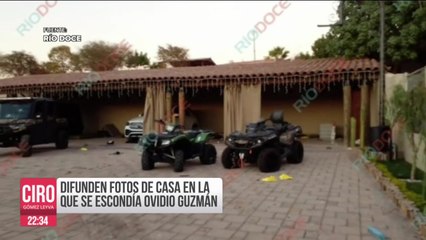Así quedó la finca donde detuvieron a Ovidio Guzmán en Culiacán