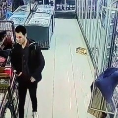 BİM sapığı kameraya yakalandı