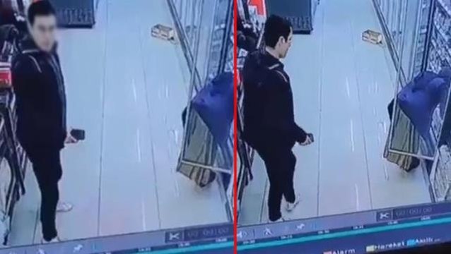 İstanbul'da iğrenç olay anbean kamerada! Raflara bakan kadının arkasından yaklaşıp önce çevreyi kontrol etti, sonrası rezalet