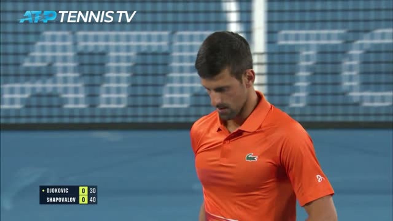 Highlights: Djokovic steht im Adelaide-Halbfinale