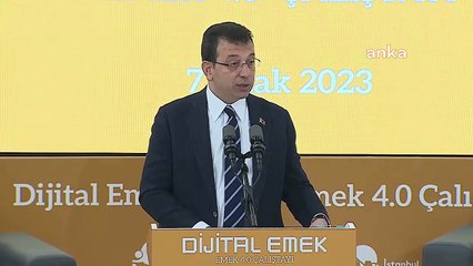İmamoğlu: Derinleşen yoksulluk emekçileri güvencesiz çalışma koşullarına mahkum etti!